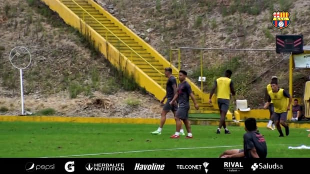 Barcelona SC prepare for game vs Flamengo